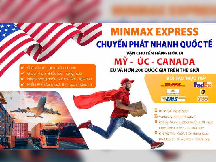 Dịch vụ gửi hàng đi Nhật tại Minmax Express