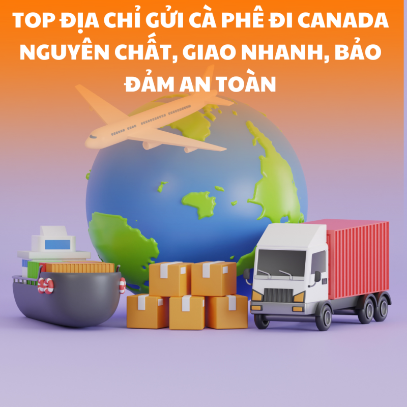 TOP địa chỉ gửi cà phê đi Canada nguyên chất, giao nhanh, bảo đảm an toàn