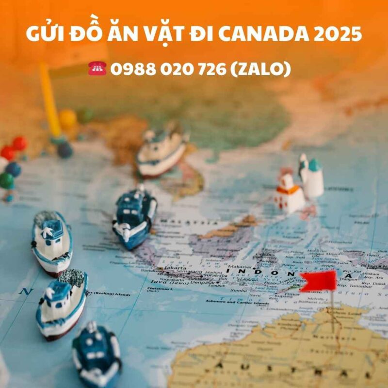 Gửi Đồ Ăn Vặt Đi Canada 2025