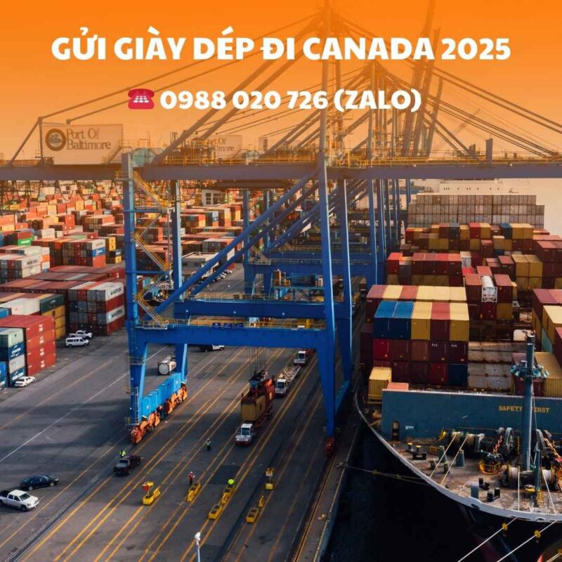 Gửi Giày Dép Đi Canada 2025