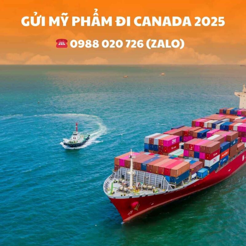 Gửi mỹ phẩm đi Canada 2025