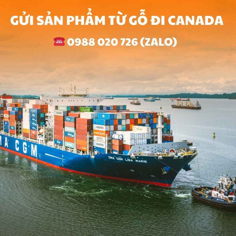 Gửi sản phẩm từ gỗ đi Canada