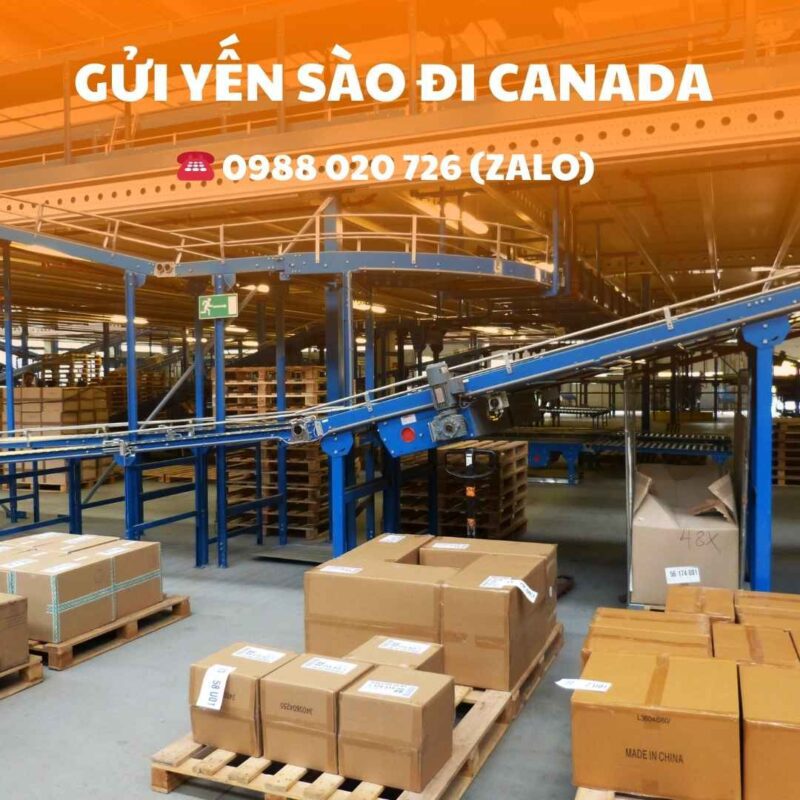 Gửi yến sào đi Canada