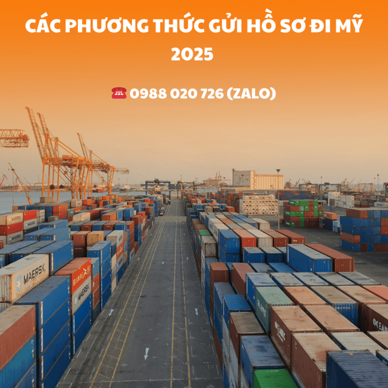 Các phương thức gửi hồ sơ đi Mỹ 2025