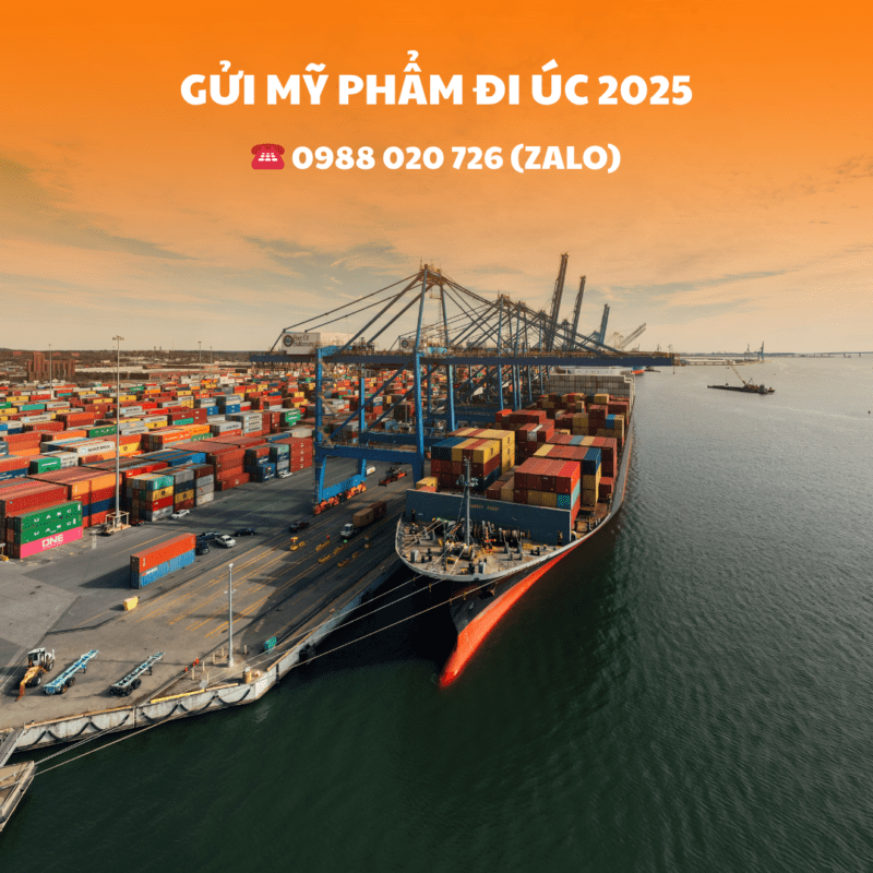 Gửi mỹ phẩm đi Úc 2025