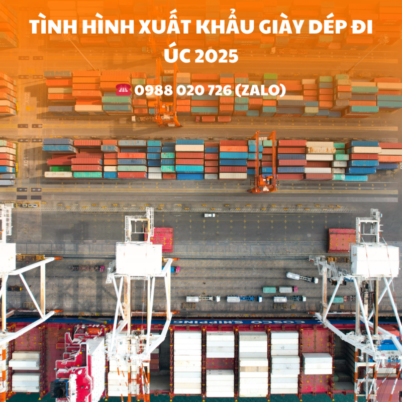 Tình Hình Xuất Khẩu Giày Dép Đi Úc 2025